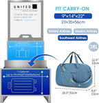 Narwey Carry on Bag 22x14x9 Airlines Approved, Carry on Duffle Bag - Image 2
