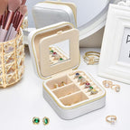 TAIMY Travel Jewelry Case, Small Plush Velvet Travel Jewelry organizer - Image 4