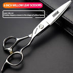 6/7/7.5/8/9-inch professional hair clipper set, stainless steel sharp hair clippers, hairdresser specific scissors (6 in-4pc)