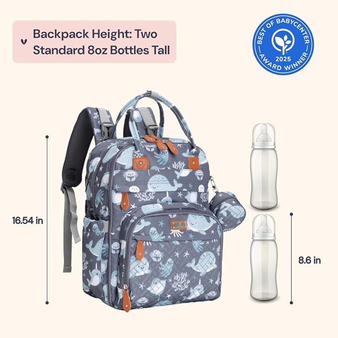 BabbleRoo Diaper Bag Backpack - Image 2