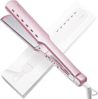 ROSILY Nano Titanium Flat Iron | 1.75 Inch Wide Hair Straightener, Dual Voltage 100-240V, Adjustable Temperature Suitable for All Hair Type, Instant Heat Up