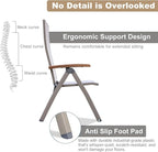 Adjustable Folding Chair, Indoor Bedroom, Outdoor Balcony, Lawn Yard Beach - Image 6