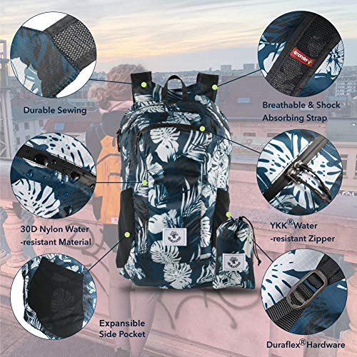 Hiking Daypack (Flower Blue / 16L)