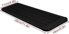 2PCS Silicone Heat Resistant Mat Pouch for Hair Straightener, Curling Iron, Flat Iron and Hot Hair Tools Black