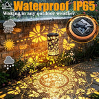 Butterfly Solar Lights Outdoor Waterproof (butterflys&flowers)