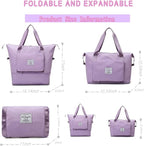 Large Capacity Foldable Travel Bag, Expandable lightweight Carry on Bag - Image 2
