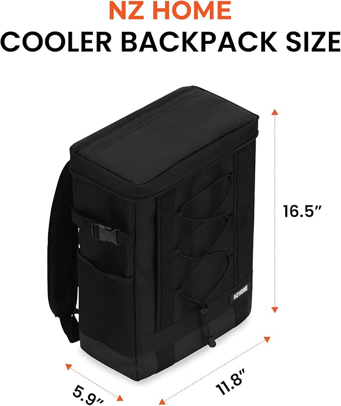 Insulated Cooler Backpack Portable Lightweight Leak Proof Waterproof Multiple - Image 2