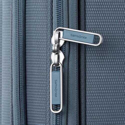 UpLIFT Lightweight Large Checked Softside 3 (3-Piece Set (CO/MD/LG) / Elemental Blue)