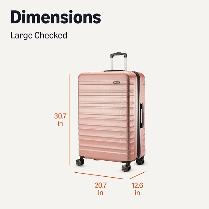 Amazon Basics 30" Hardside Large Checked Luggage, Hardshell Suitcase - Image 6