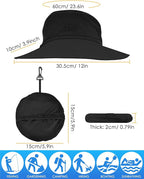 BROTOU Foldable Bucket Hats for Women/Men, UPF 50+ Wide Brim Sun Hat, - Image 6