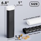 SpaceAid 2 Pack Pill Organizer Box 7 Day, Weekly Travel Pill Case Holder - Image 4