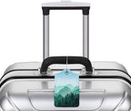 2 Pcs Cute Green Mountain Luggage Tag - Image 5