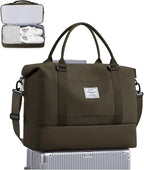 Travel Duffel Bag, Sports Tote Gym Bag, Shoulder Weekender Overnight Bag by WONHOX
