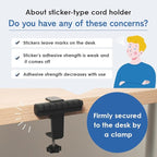 ROUNDS Clamp cCble Holder Cord Organizer Cable Clips Stable Fixation That Will - Image 4