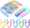 20 Pcs Travel Hangers with 12 Pcs Clips Cruise Ship Essentials Portable Folding by Trubetter