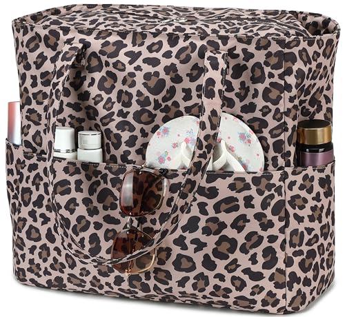 Large Beach Bag for Women (Dark Brown)
