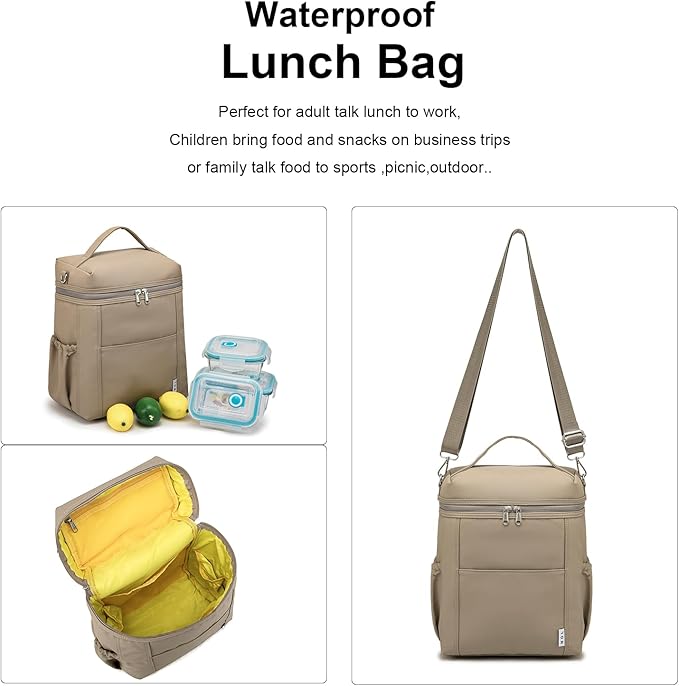 NOL Natural Organic Lifestyle Insulated Lunch Bags - Image 4
