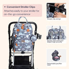 BabbleRoo Diaper Bag Backpack - Image 6