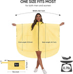 PTEROMY Hooded Rain Poncho for Adult - Image 2