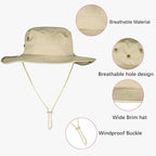 Sun Hats for Men Women Boonie Hat Foldable Fishing Hat UPF 50+ Bucket Hat for - Image 4