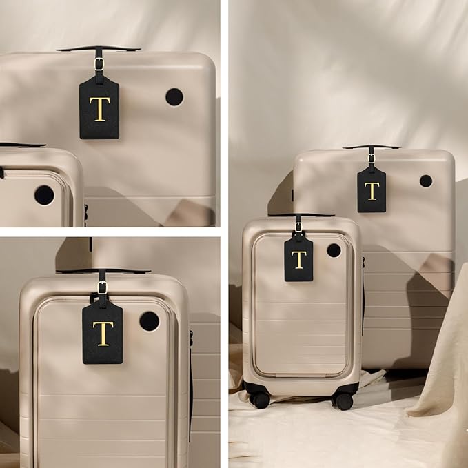 PU Leather Luggage Tag for Suitcase, Travel Bag - Image 4