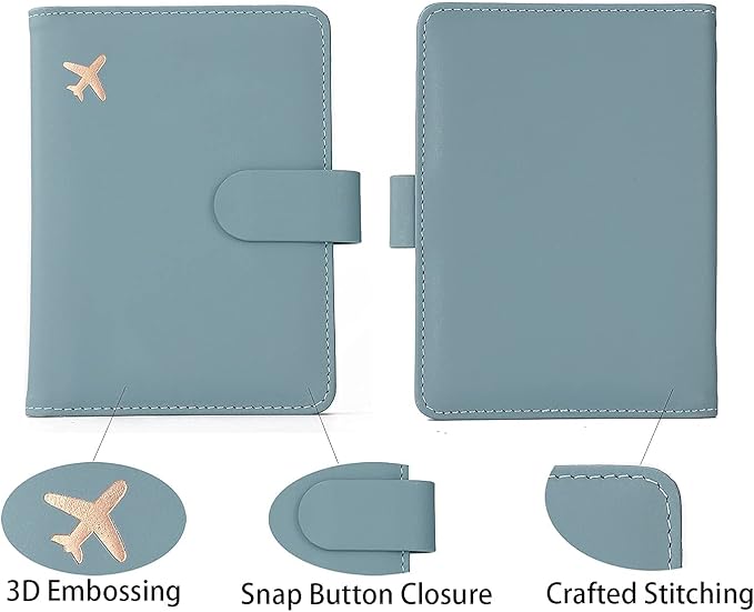 Melsbrinna Premium Leather Passport Holder Covers Case, Waterproof Rfid - Image 4