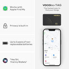 VOCOlinc Air Card Tag Wallet Tracker Ultra-Thin 1.6mm, Smart Item Finder Work - Image 2
