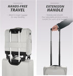 Verage Under Seat Luggage with Wheels, Softside Small Suitcase Spinner Carry On - Image 5