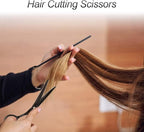 Professional Hair Cutting Scissors - Krisp Shave Stainless Steel Salon Barber Thinning Scissor (6 Inch) - Shears for Men's Beard Mustache Women Kids Pets Haircut All Purpose Shear Kit/Set, KSP-785
