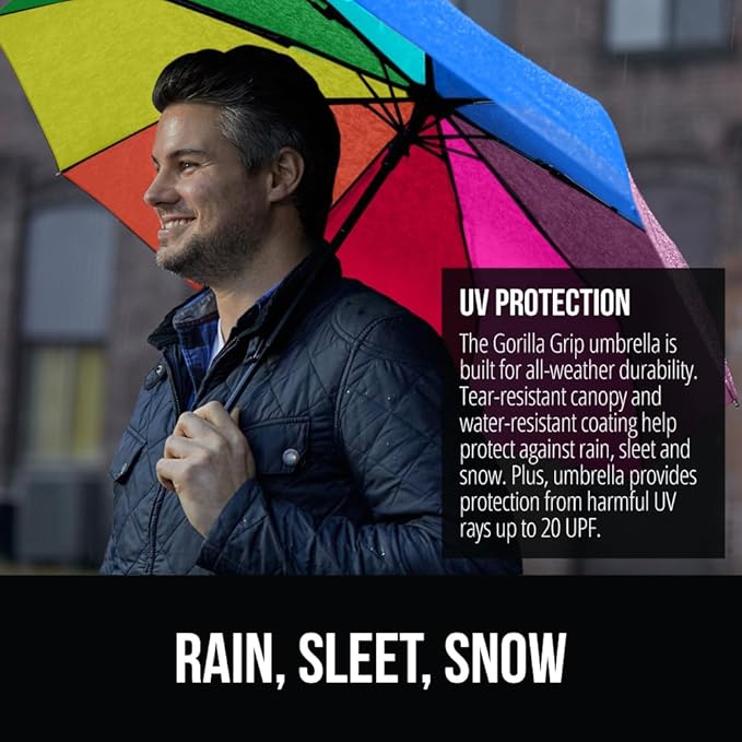 GORILLA GRIP Strong Stick Umbrella - Image 3