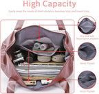 Large Capacity Foldable Travel Bag Expandable Portable Carry on Bag Dry&Wet - Image 4