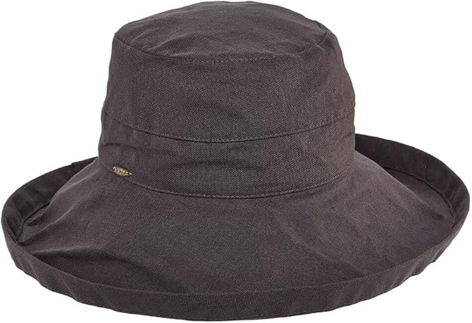 Scala Women's Cotton Hat with Inner Drawstring and Upf 50+ Rating by SCALA