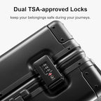 LEVEL8 Gibraltar Aluminum Zipperless Luggage 20 Inch, Hardside Carry on - Image 5