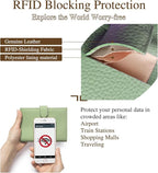 RFID Leather Passport Holder for Travel Women – Slim Passport Wallet - Image 4