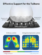 Travel Cushion Airplane Seat, Inflatable Air Bubble Design - Image 7