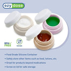 EZY DOSE Silicone Jar, Washable and Reusable, Versatile and Durable Container - Image 4