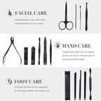 Manicure Pedicure Kit Nail Clippers Set Fingernails & Toenails Vibrissac - Image 2