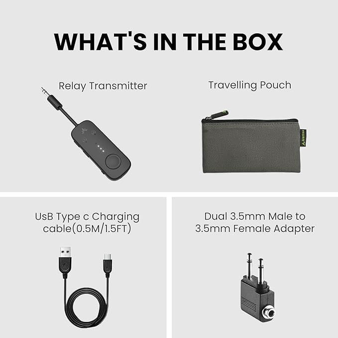 Avantree Relay - Airplane Bluetooth 5.3 Adapter - Image 9