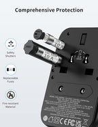 MOMAX Universal Travel Adapter, PD 35W Fast Charge International Power Adapter - Image 5
