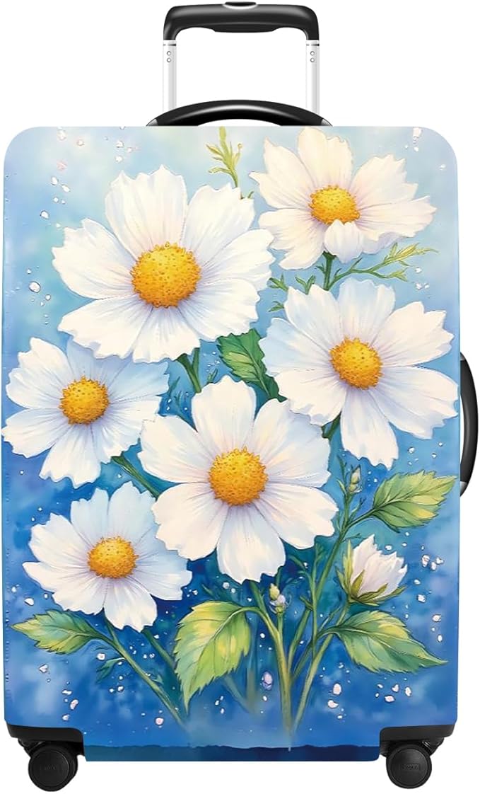 Luggage Cover Washable Suitcase Protector Anti-Scratch, Stretchable Fit by THISFIND