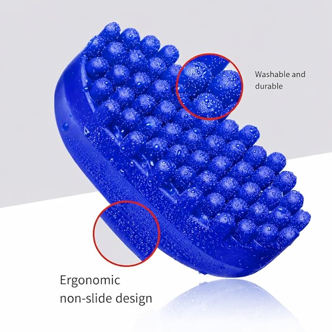 Luxury Twist Styler – Durable, Washable Comb Brush, a Premium Alternative to Hair Sponges for Afro, Curly, Coiled & 4C Hair, Ideal for Daily or Professional Use (1 Count) (Blue)