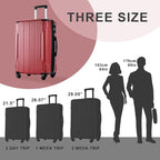 Merax 28 Inch Checked-Large Luggage - Image 6