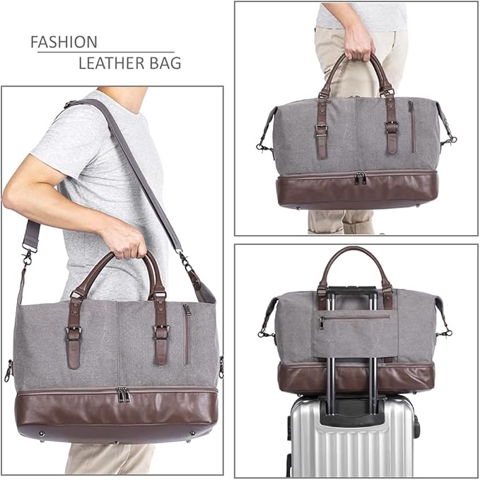 Weekender Overnight Bag Carry On Bag Travel Bag - Image 8