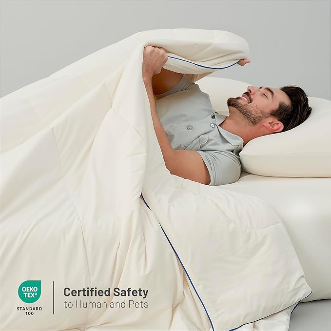 Dream Valley® Outlast® Cooling Comforter, Throw Size, Breathable NASA-Grade - Image 6