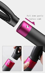 AIKO PRO 5-in-1 Hair Dryer Brush Set, 1200W, Lightweight, ALCI Safety, Tourmaline Technology, Gray, Purple