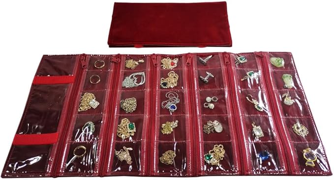 Travel Jewelry Roll Bag Portable Organizer Pouch - Image 4