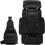 80L 2Pcs Hiking Backpack for Men by JUMAHEBackpack