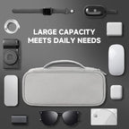 Teskyer Electronics Organizer Travel Case, Waterproof Portable Tech Accessories - Image 6