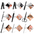 Manicure Set 9 in 1 Stainless Steel, Nail Clippers Scissors Pedicure Tools Kit - Image 6