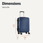 Amazon Basics 21" Hardside Carry-On Luggage, Hardshell Suitcase - Image 6